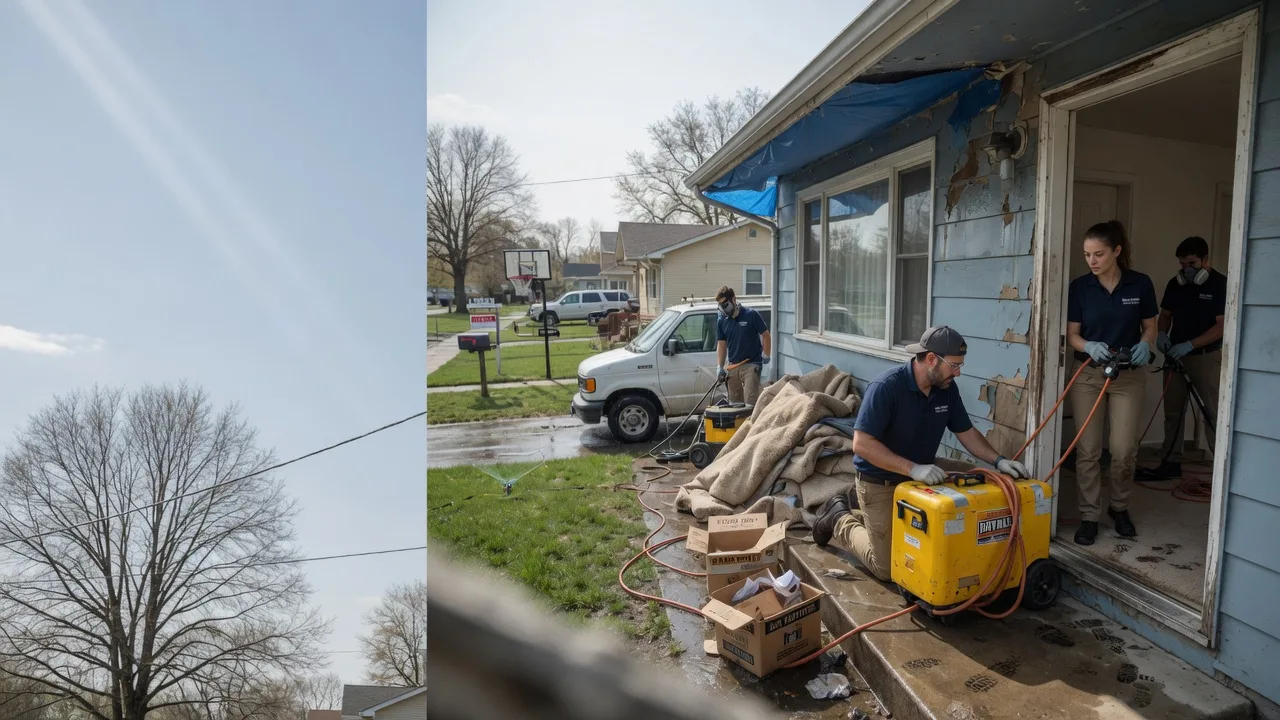 Basement Flood Cleanup in Palos Heights, IL near me